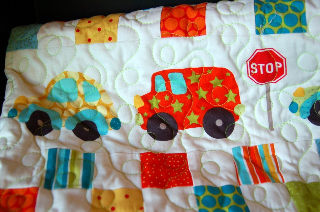 fun-trucks-and-cars-quilt-pink-polka-dot-creations