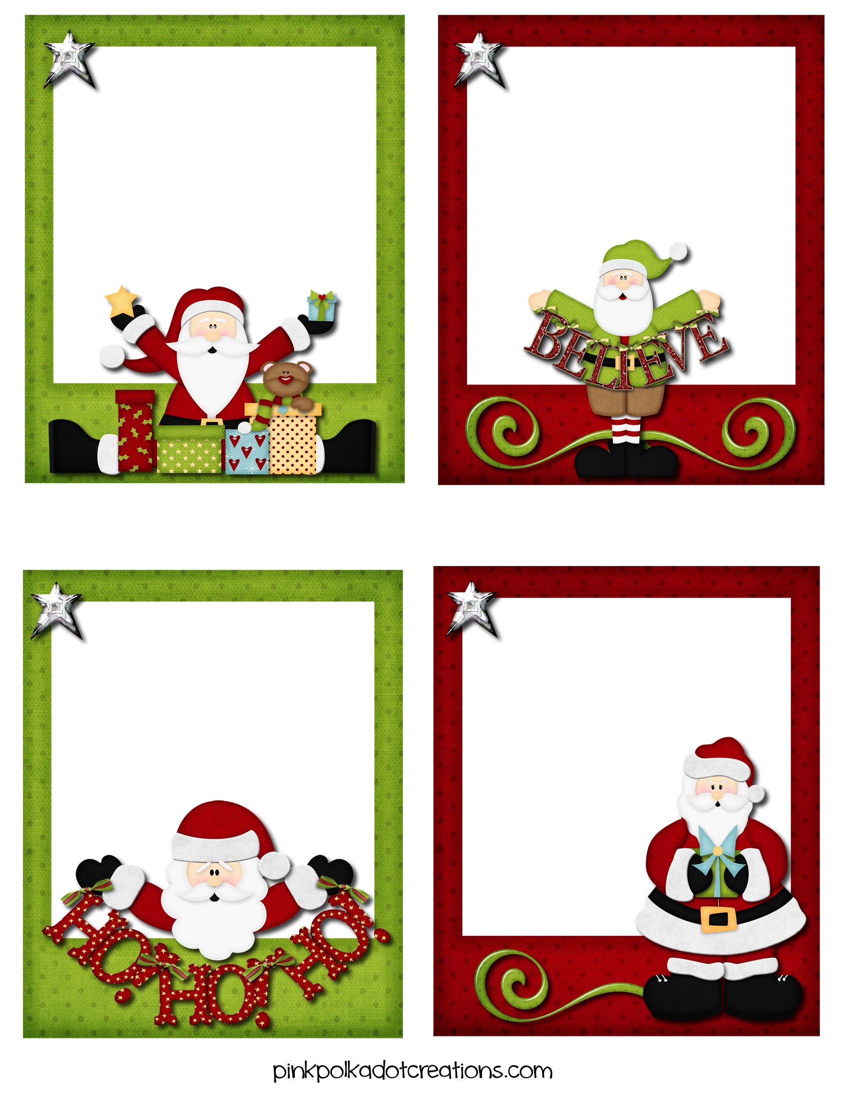 Christmas card tag