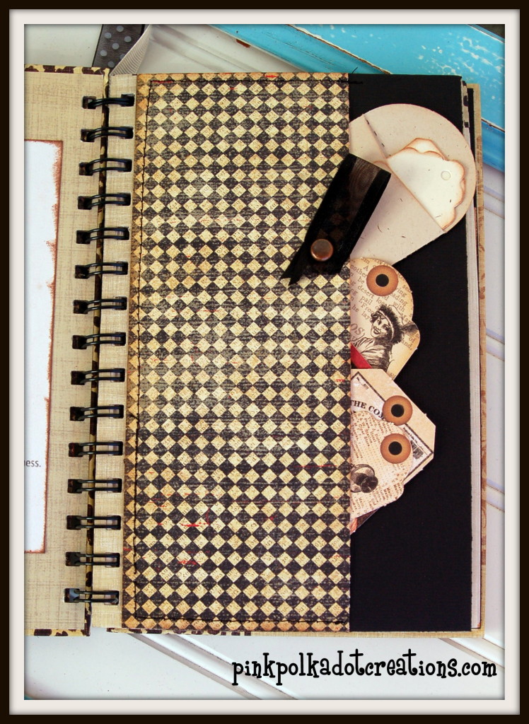 Handmade Smash Journal - Pink Polka Dot Creations