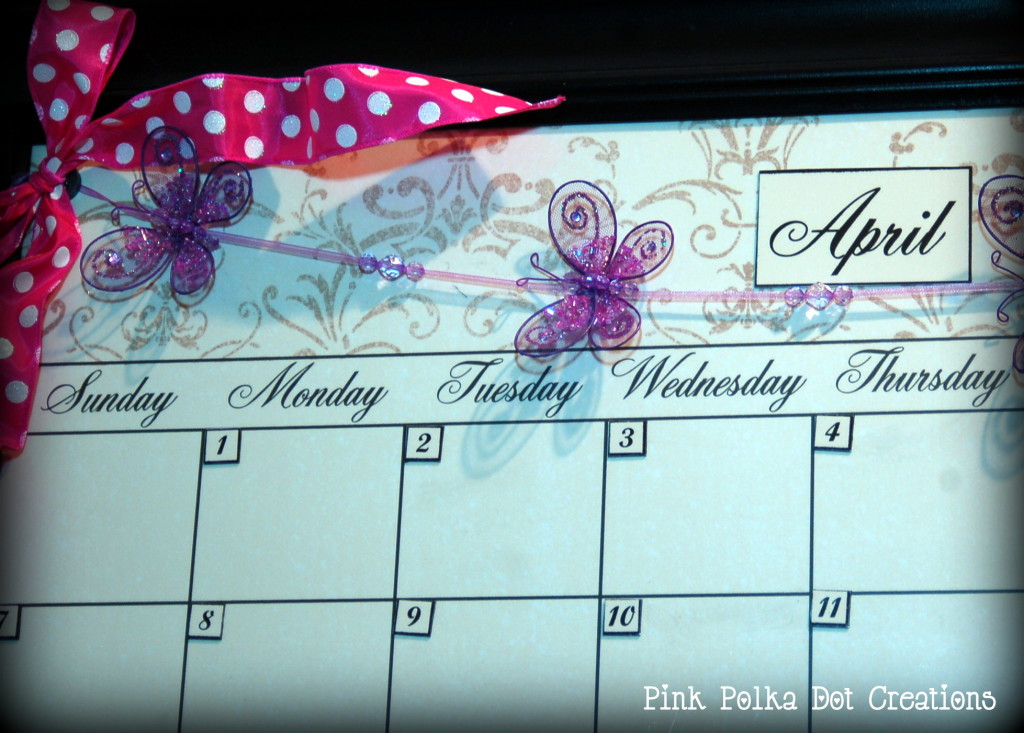 April Calendar Ideas Pink Polka Dot Creations