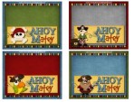 Ahoy Matey Bag Toppers/Name Cards