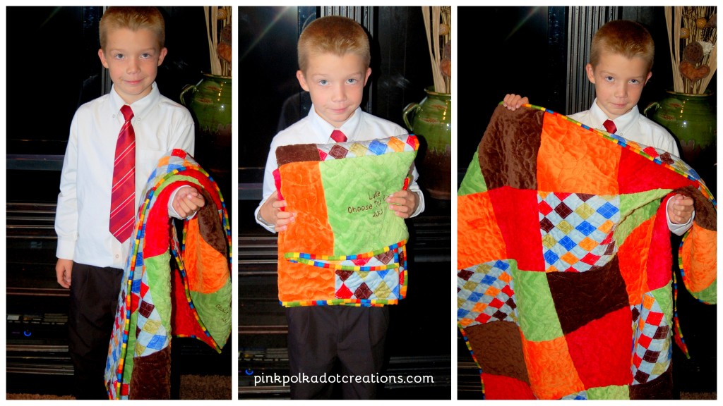 Luke's Baptism quilt