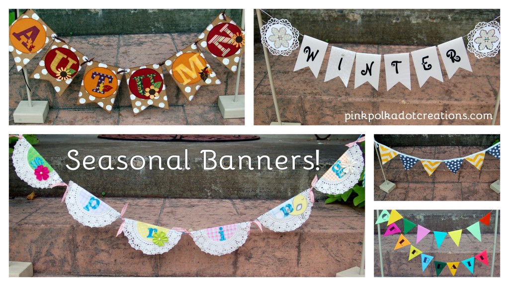 Seasonal banners
