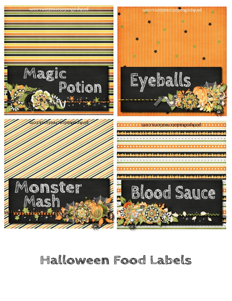 Halloween Party 2013 and Free Printables Pink Polka Dot Creations