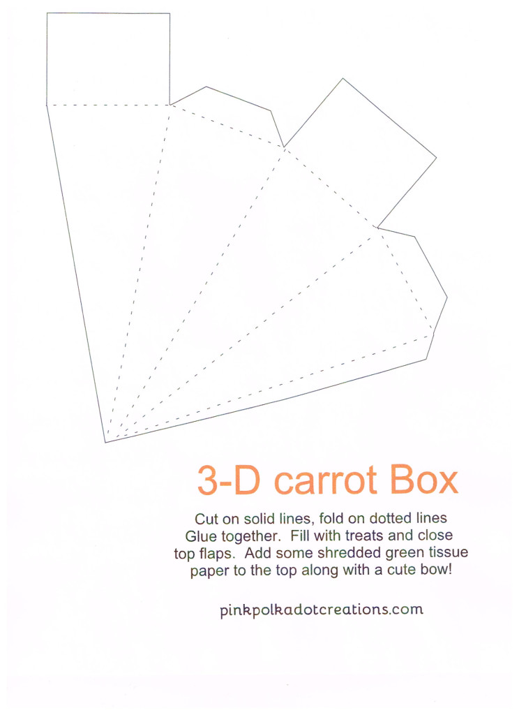 3-D Carrot Box