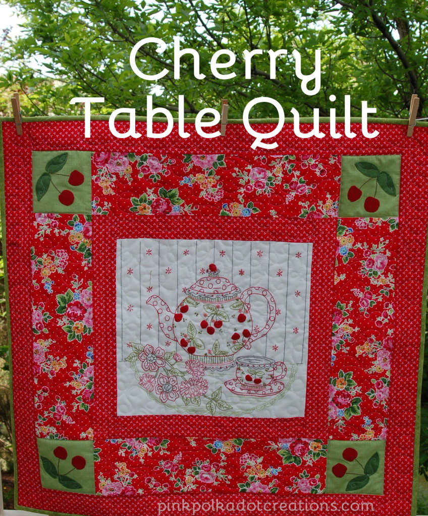 Cherry Table Quilt