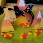 Candy Corn Boxes with Tags