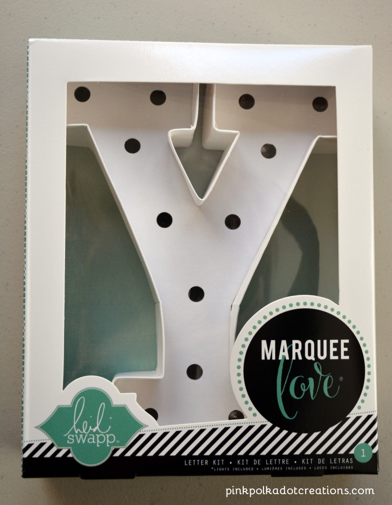 Marquee letter kit