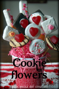 Valentine cookie bouq