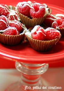 choclate raspberry cup