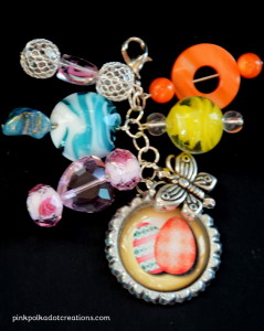 Easter Bottle Cap charms
