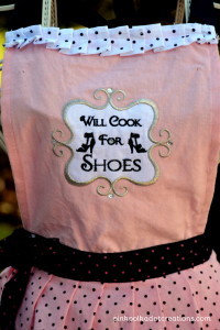 Will cook for shoes-apron