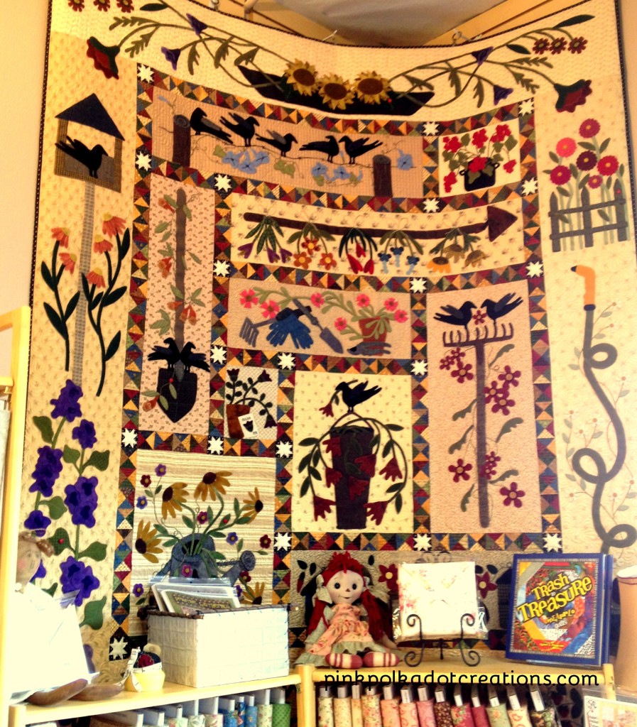 A Primitive Garden Quilt Kit