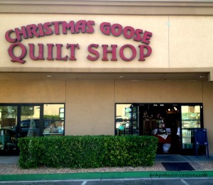 The Christmas Goose quilt shop