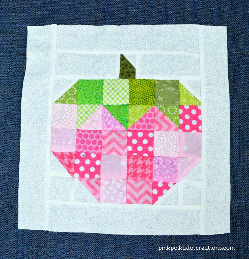 strawberry quilt block