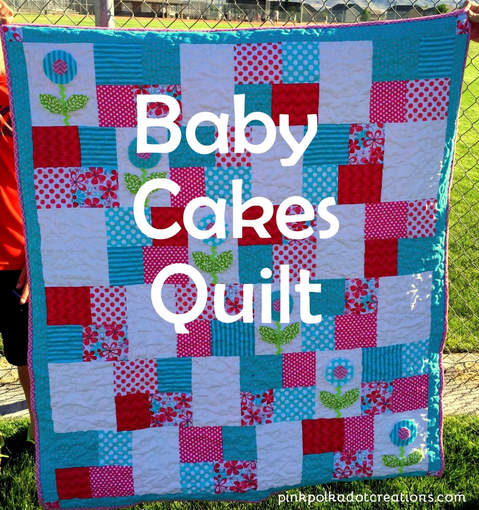 Baby Cakes Quilt Pink Polka Dot Creations