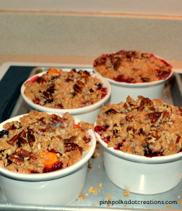 blackberry nectarine cobbler