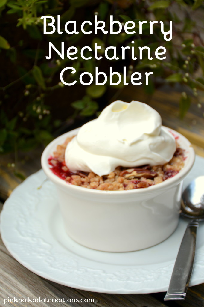 blackberry nectarine cobbler
