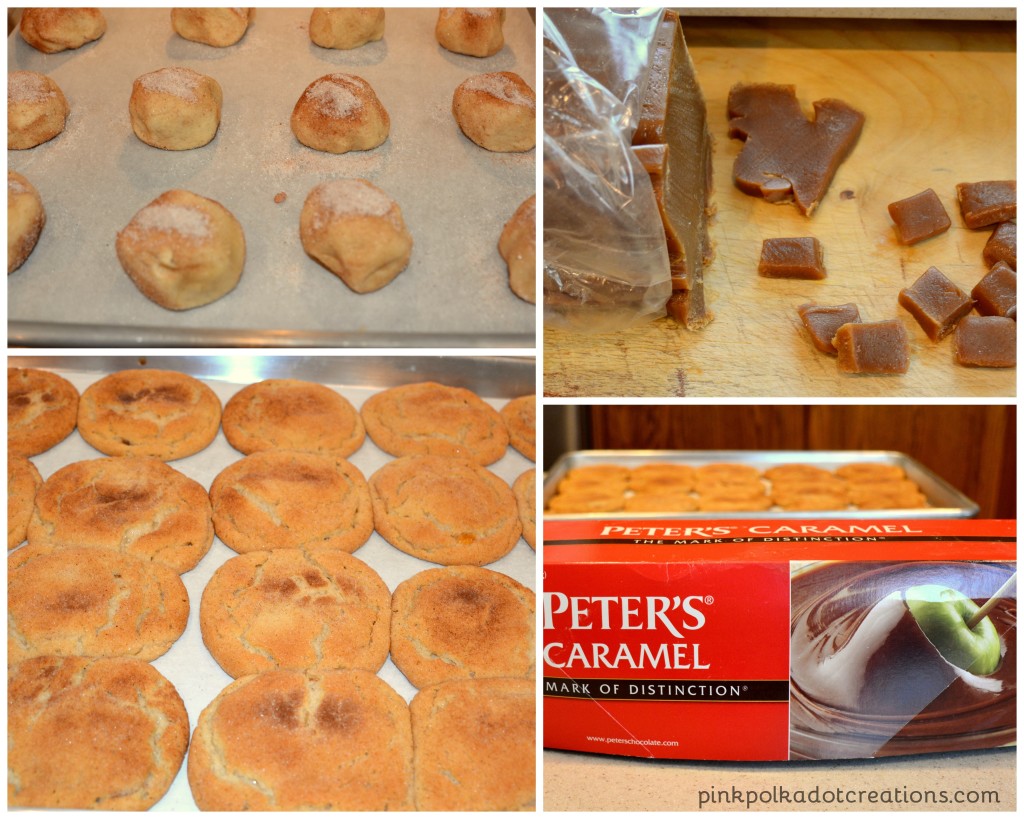 Caramel Snickerdoodle Cookies