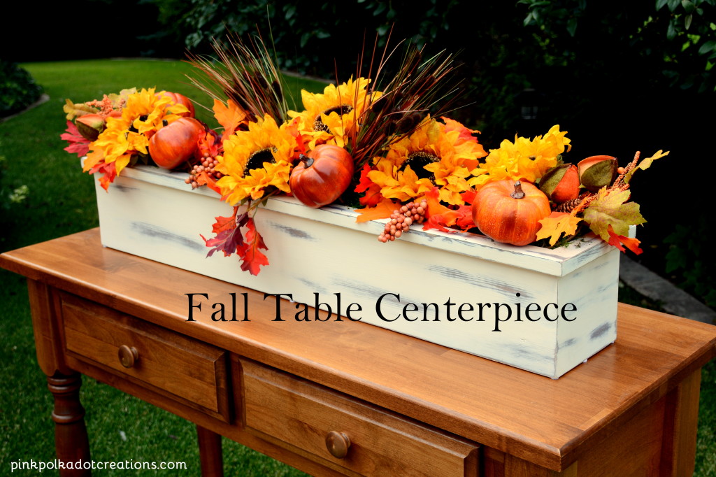 fall table centerpiece