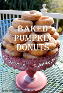 baked pumpkin donuts