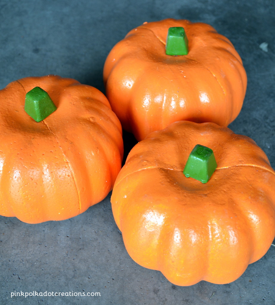 candlestick pumpkins