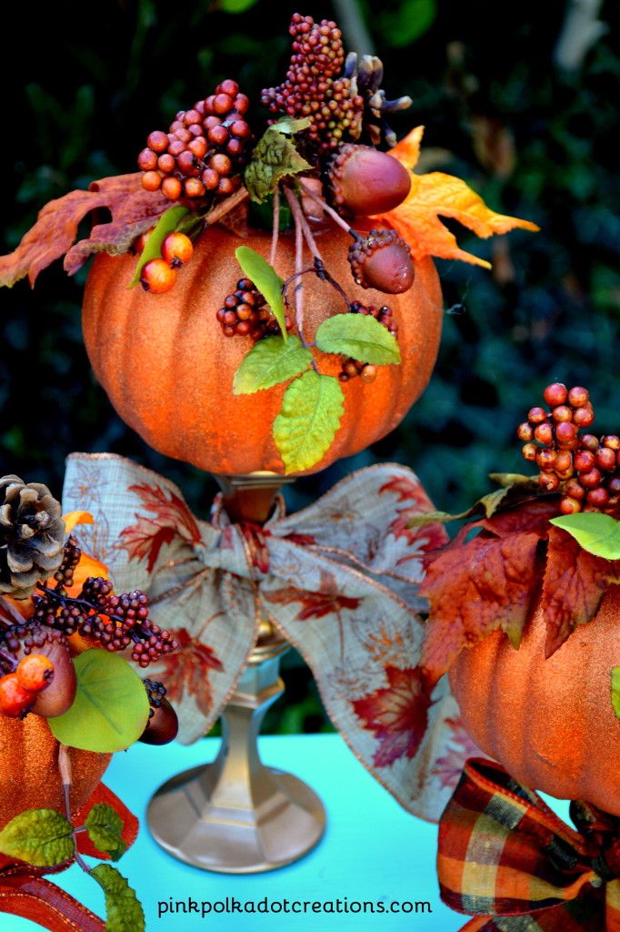 candlestick pumpkins