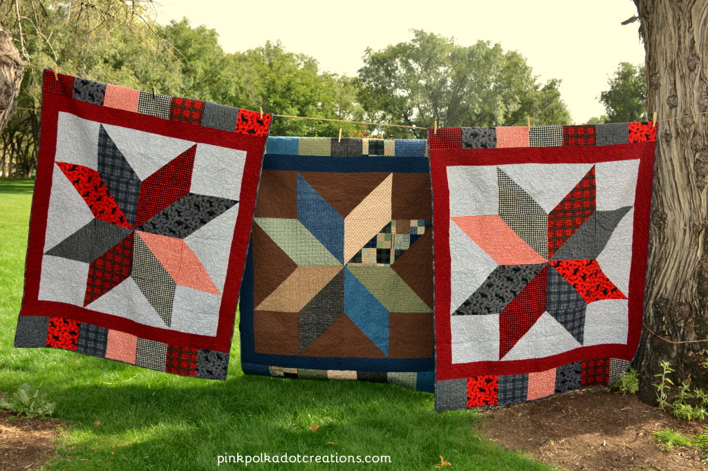3 star quilts