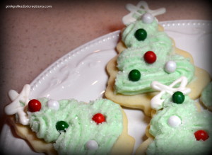 Christmas Tree Sugar Cookies