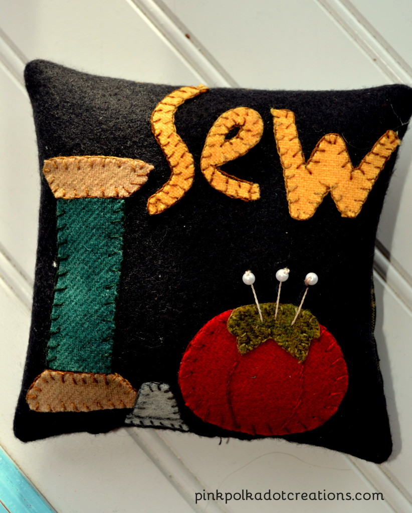 wool pin cushion