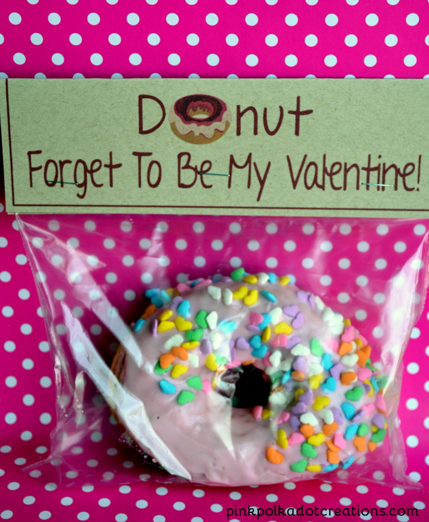 Valentine Donut Tags