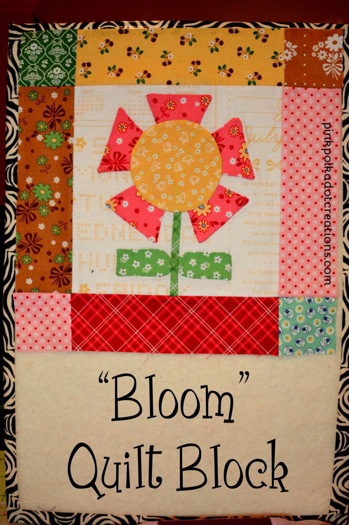 bloom quilt block