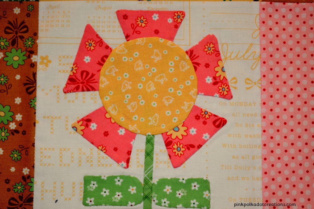 bloom quilt block