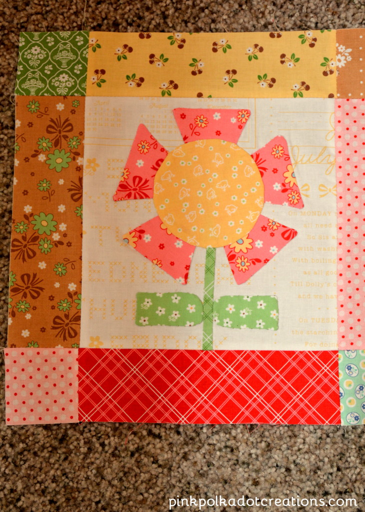 bloom quilt row 1