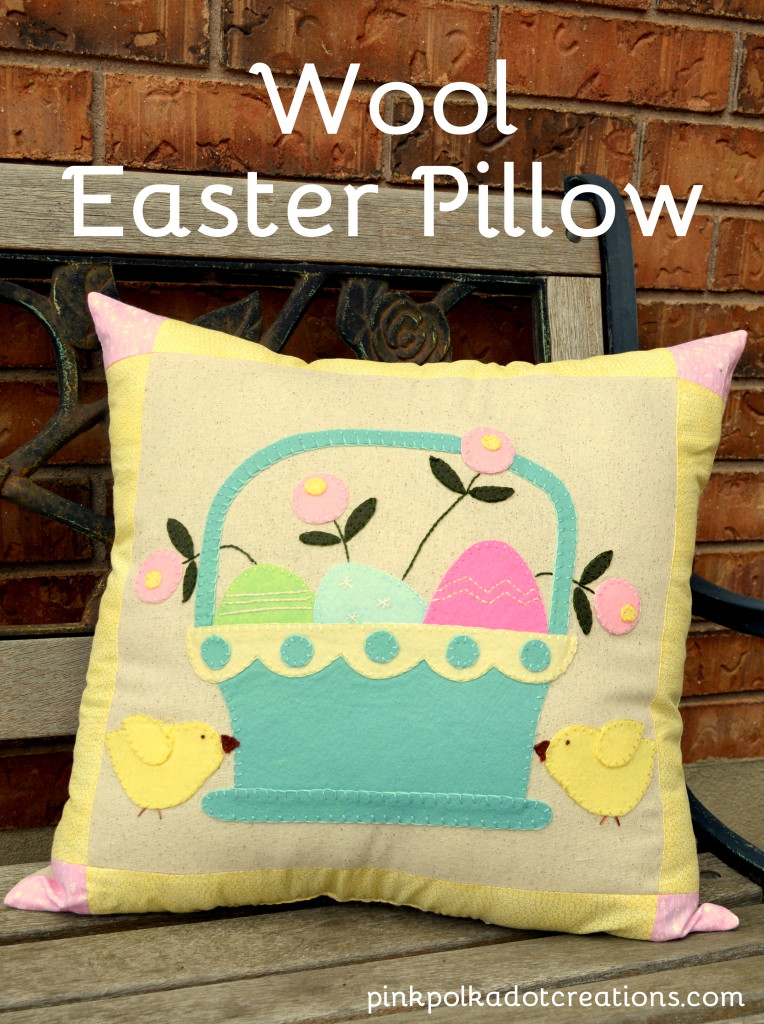 Wool Easter Pillow