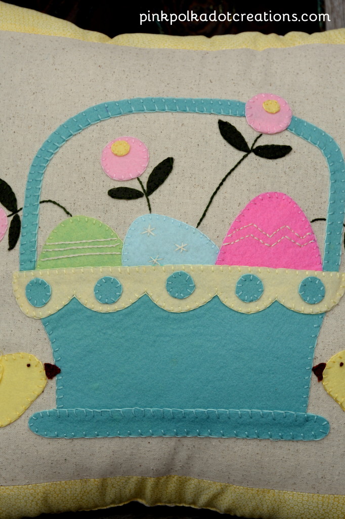 Wool Easter Pillow