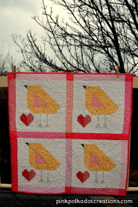 chick Easter quilt