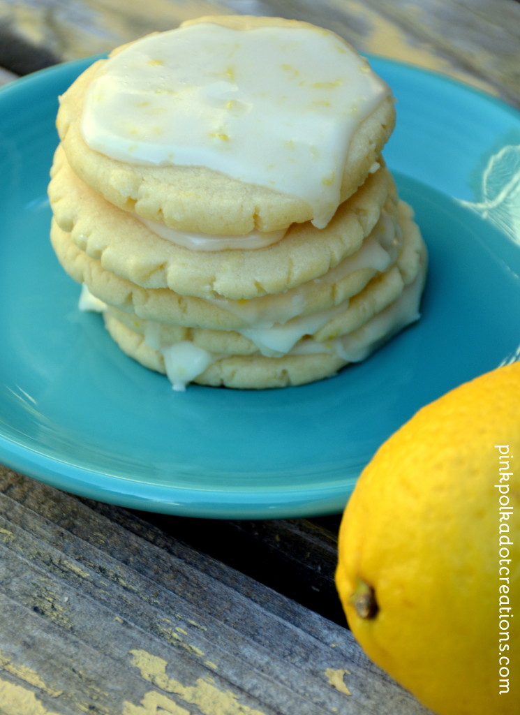 glazed lemon cookies