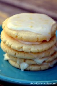 glazed lemon cookies