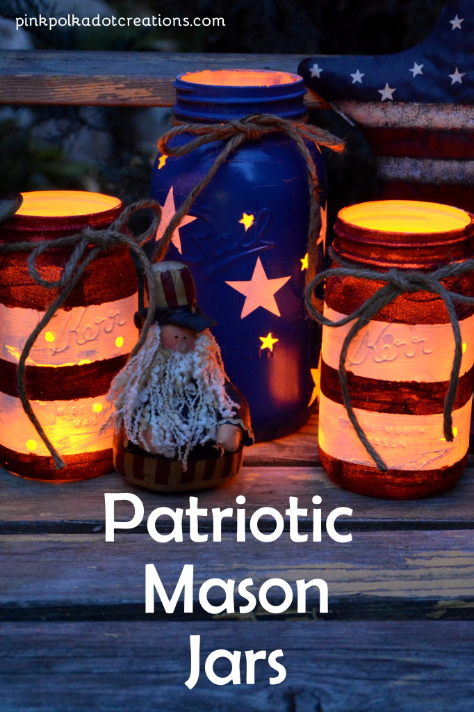 patriotic mason jars