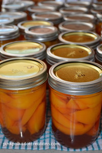 bottled peaches