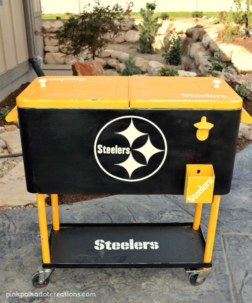 makers mark painted cooler