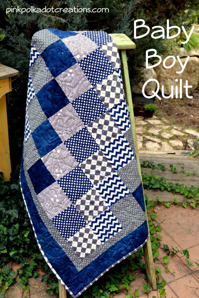 Baby boy quilt patterns on sale easy