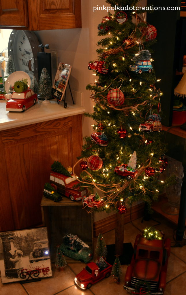 Vintage Christmas trucks