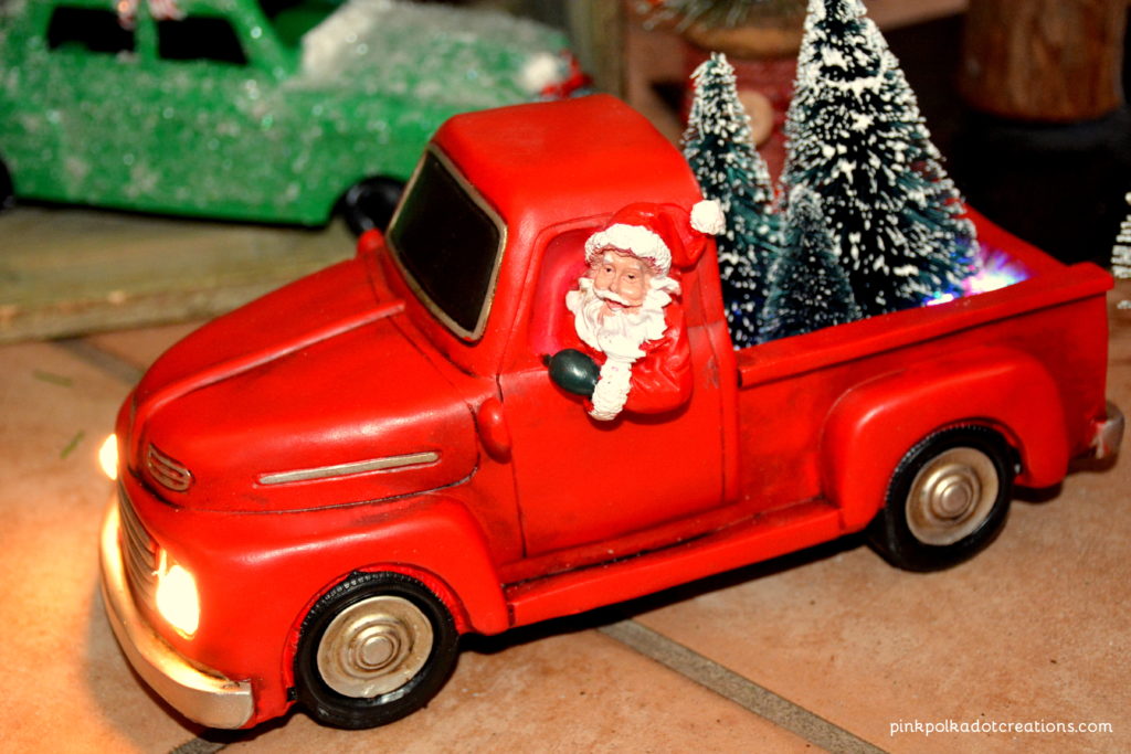 vintage Christmas truck