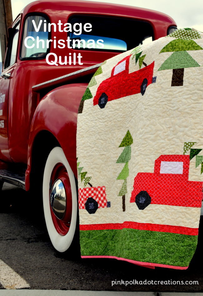 vintage Christmas quilt
