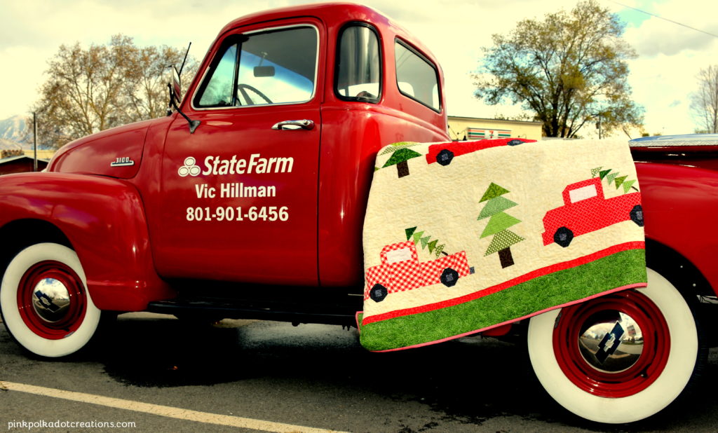 vintage Christmas quilt