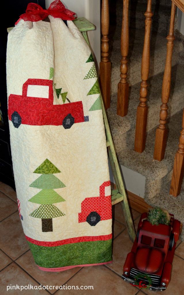 vintage Christmas quilt