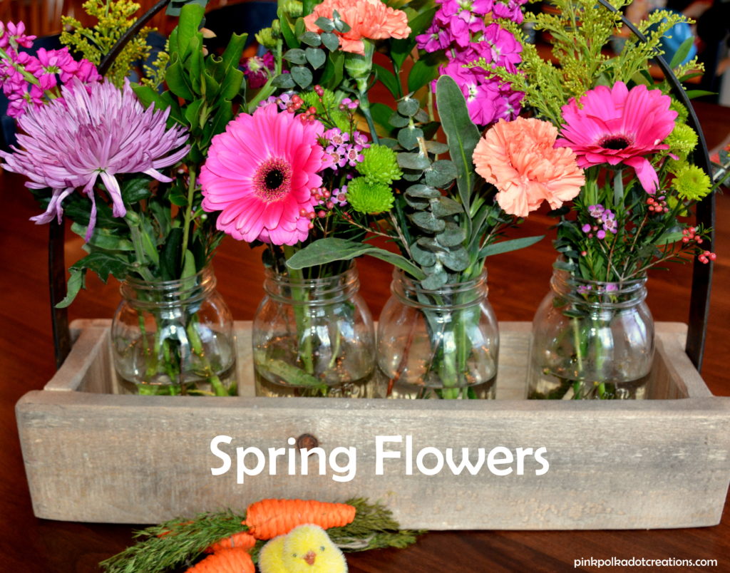 spring flower vases