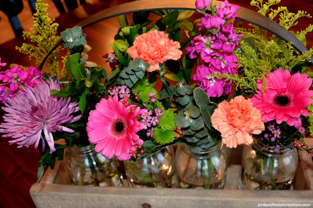 spring flower vases